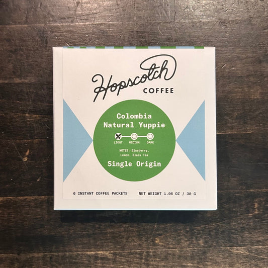 Colombia Natural Yuppie - Instant Coffee (6-Pack)