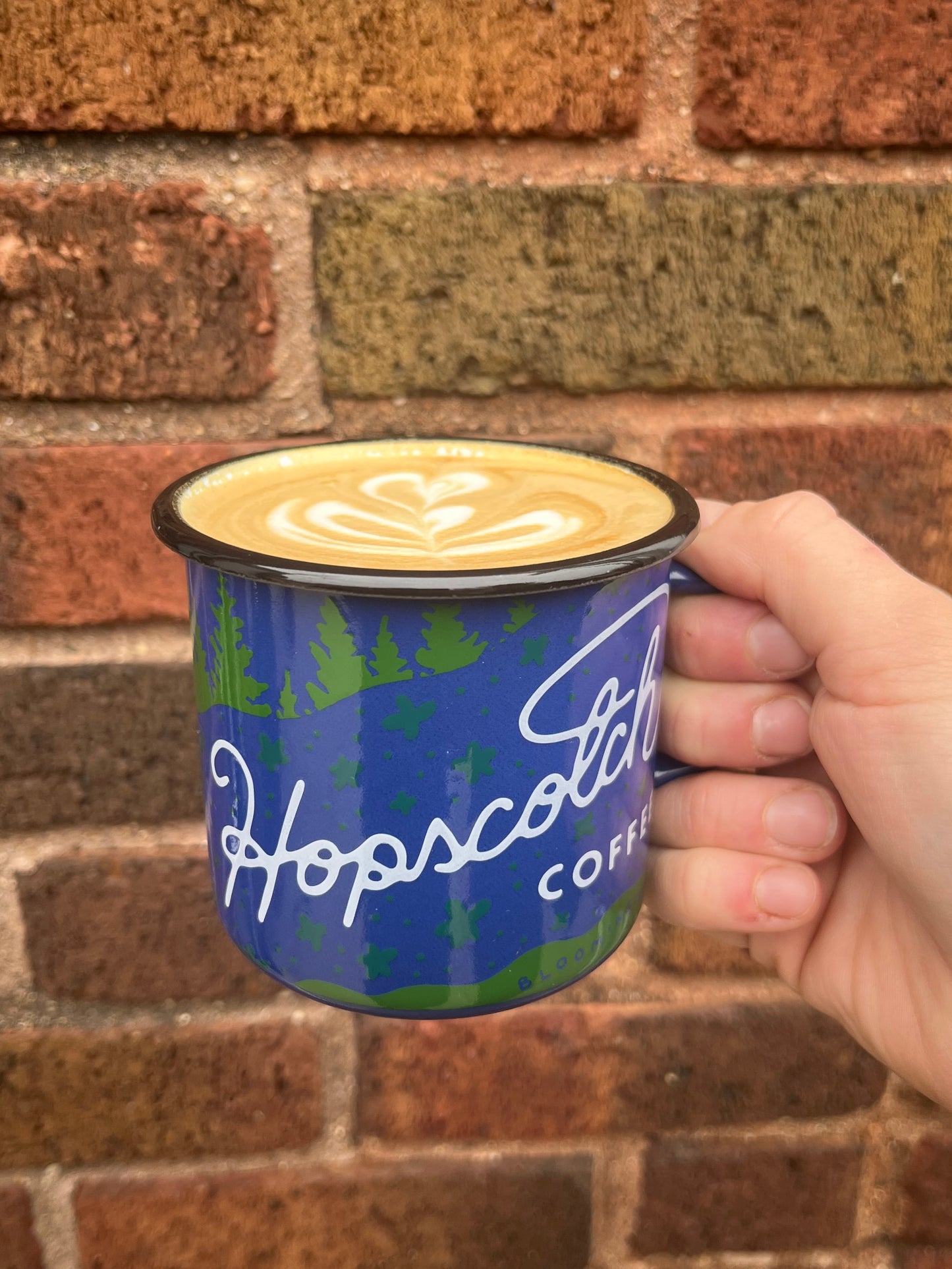 Hopscotch Artisan Enamel Camping Mug